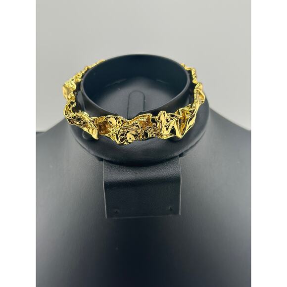 Amber Sceats Emery Cuff Gold Plate Cuff Bracelet Retails $165 NWT - Picture 2 of 5